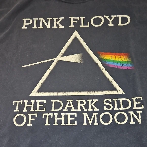 Pink Floyd Dark Side Graphic Tee - Blue - Picture 3 of 6